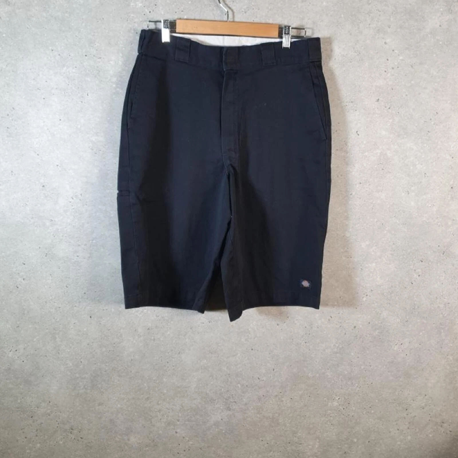 Dickies Shorts Men’s Baggy Carpenter Workwear Jorts W34 Black Regular Fit AB1799
