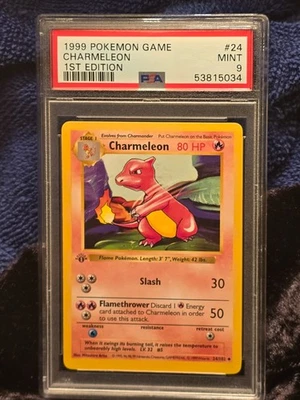 Charmeleon Pokémon TCG Shadowless Individual Collectible Card Game