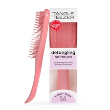 OPEN BOX- Tangle Teezer Ultimate Detangler Curly Hair Brush, Dry  Wet