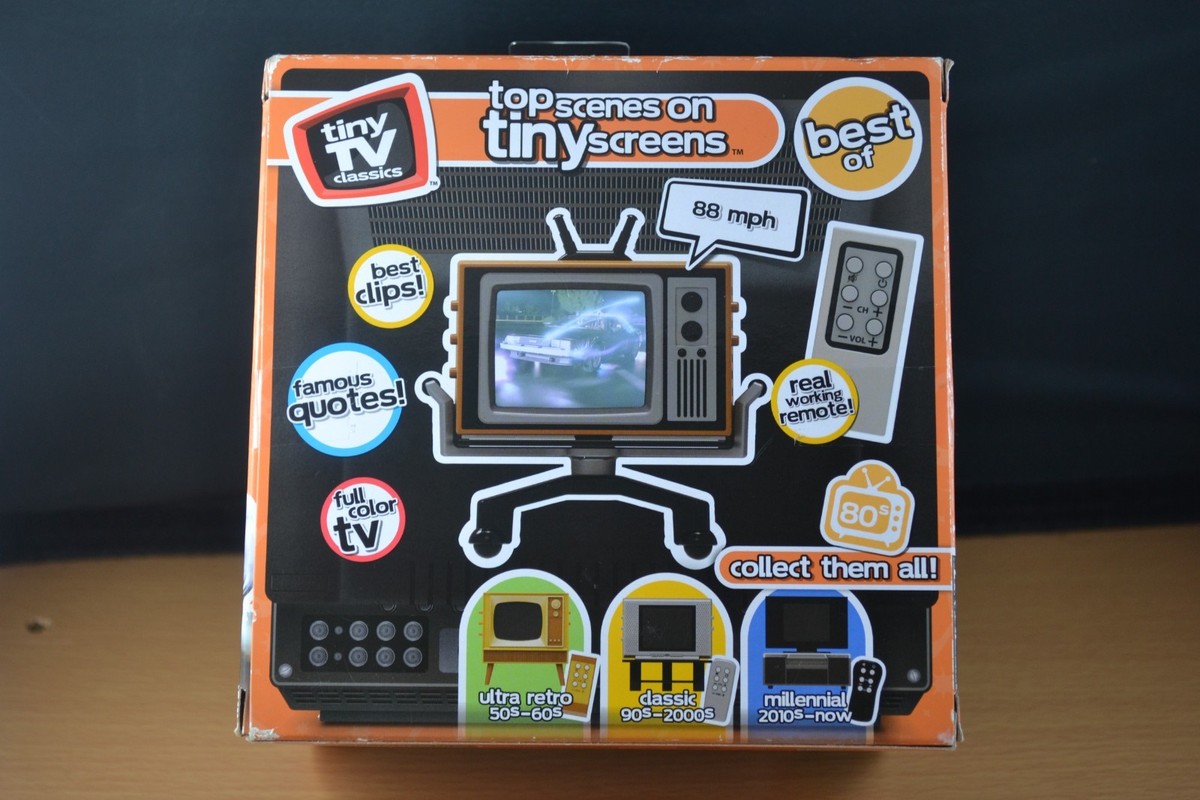 Buy Basic Fun Back to the Future Tiny TV Collectible online | eBay