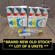 Lot of 6 Sylvania Blue Top Projector Lamp, DFY, 1000 W, 120 V, 25 Hrs. NEW NOS