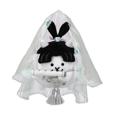 The Battle Cats Official Plush Ushiwakamaru S (5.9''x7.1''x4.7'') Nyanko Dai Shoten