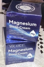 Magnesium Cream Better Sleep 2 Pack Soothes Muscles Neck Legs Shoulders 3.17oz