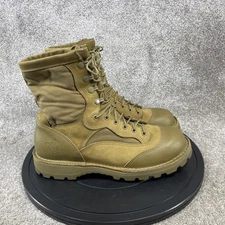 Danner Boots Mens Size 10.5 R USMC Rat 8" Mojave Soft Toe Work Tan Suede Leather