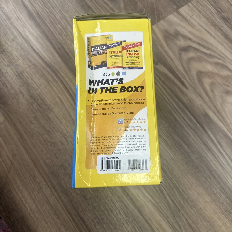 Paquete de bonificación italiano Rosetta Stone acceso en línea de por vida + guía de gramática + Foto 2 de 4