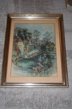 AQUARELLBILD ORIGINAL HÖHE