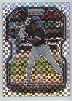 2021 Panini Prizm Power Plaid Prizm 22/75 Tim Anderson #71 05v0