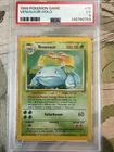 Pokémon TCG Venusaur Base Set Holo Unlimited Rare Card 15/102 PSA 5