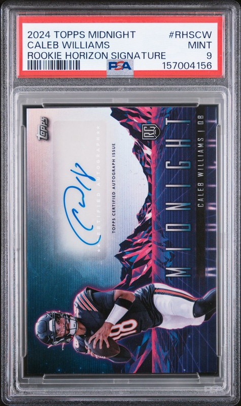 2024 Topps Midnight - Rookie Horizon Signatures Caleb Williams #RHS-CW PSA 9