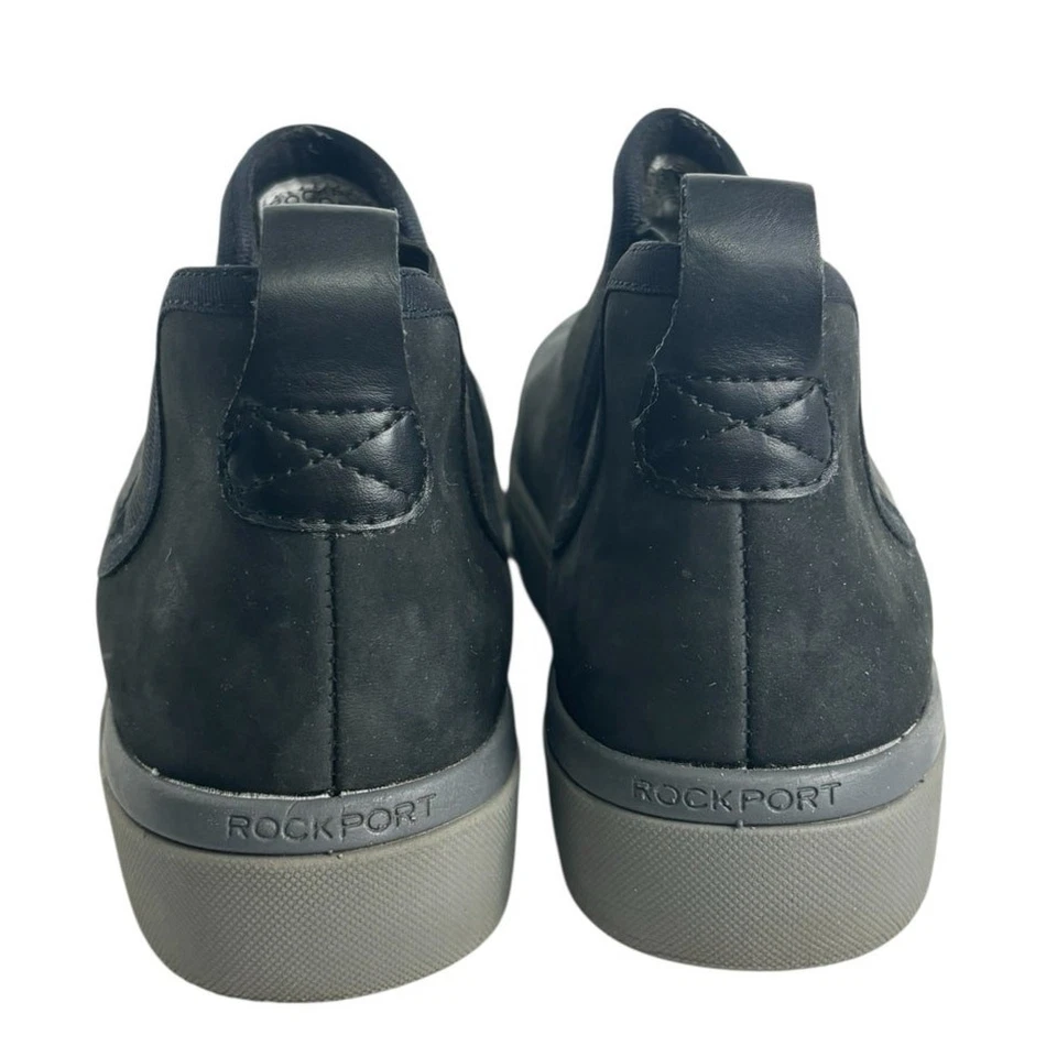 Rockport Works Womens  Parissa Black Suede Comp Toe Shoe Bootie Size 10.5 M - Image 2 of 4