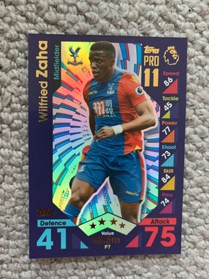 Match Attax 2016/17 Premier League PRO 11 P7 Wilfried Zaha CRYSTAL PALACE