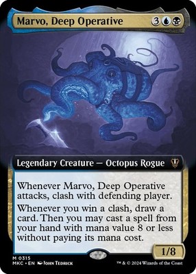 Marvo, Deep Operative (Extended Art) - 315 - MKC - NM - Foil