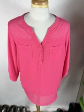 Coral Bay Woman’s Size XL Long Sleeve Pullover Top-3858