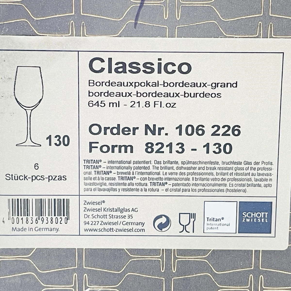 Schott Zwiesel Bourgogne Glazen Muse - 839 ml - 4 stuks