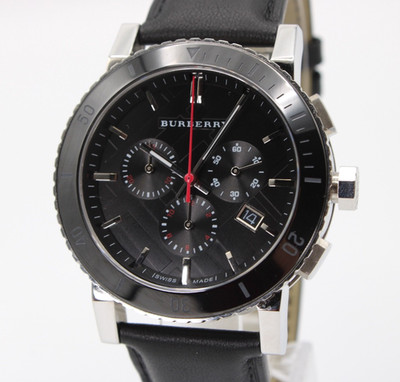 BURBERRY The City BU9382 Chronograph Black Dial Men's Watch 42mm