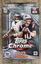2025 Topps Chrome NFL Football Hanger Box Factory Sealed *IN HAND SHIPS NOW*