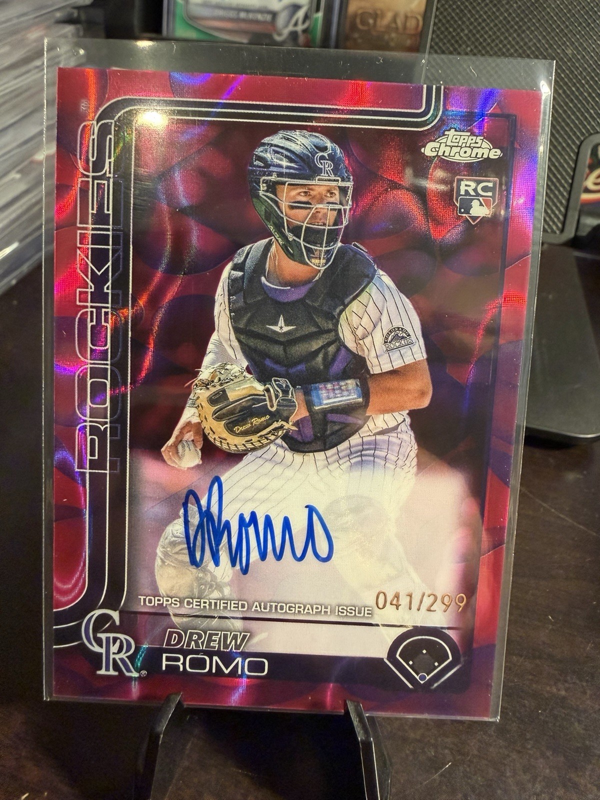 2025 Topps Chrome - Rookie Autographs Drew Romo /299 Rockies White Sox 2💣 Debut