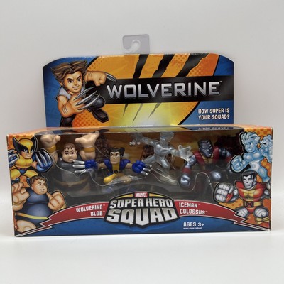 Super Hero Squad ''BATTLING THE BROTHERHOOD''  w/Wolverine, Blob, Iceman, Colossus