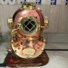 18" Divers Helmet Diving Helmet U.S Navy Mark V Deep Sea Copper Scuba Vintage