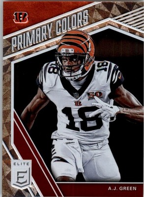 2019 Elite Primary Colors #4 A.J. Green /299 - FB