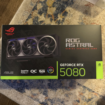 NEW ASUS ROG Astral GeForce RTX 5080 16GB GDDR7 OC Edition IN HAND!