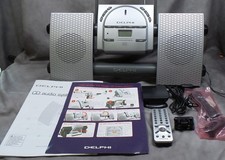 Delphi SA10034 SkyfI AM FM CD MP3 Audio Sys XM Satellite Radio Boombox - WORKS
