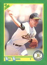 1990 Score #190 Mike Moore