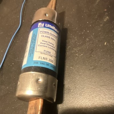 Littelfuse FLNR200 Time Delay Dual Element Cartridge HRC Fuse 200A 250V