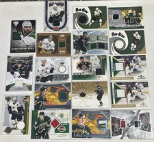(18) Dallas Stars Jersey Memorabilia Relic NHL Hockey Card Lot Mike Modano +++