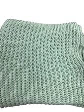 Style. Co. Green And Blue / White And Gold  Scarf