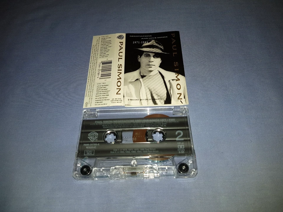 PAUL SIMON NEGOTIATIONS AND LOVE SONGS 1971 - 1986 CASSETTE TAPE ALBUM - Image 2 of 2