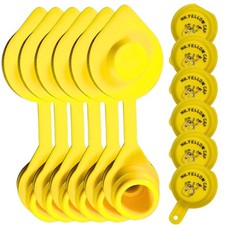 6X - Combo Packs - 1 BLITZ Yellow Spout Cap 1 Vent Cap, per Pack -  24 pcs total