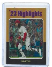 2024 Topps Heritage High Number Michael Lorenzen Gold/Orange No Hitter #/699