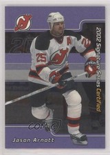 2001-02 ITG Be A Player Signature Series Certified Purple /50 Jason Arnott 0u8p