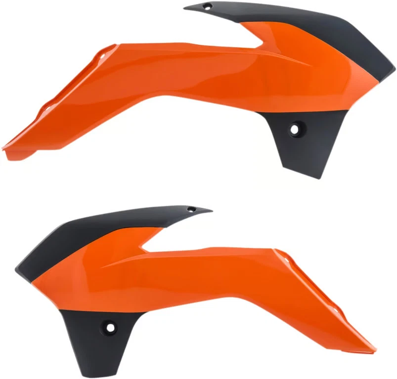 Cubierta del radiador Acerbis - naranja/negro moto moto moto 2314265225 Foto 2 de 4