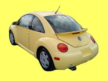 Alerón para Volkswagen Beetle 1998-2010 alerón trasero personalizado imprimación sin pintar nuevo Foto 3 de 4