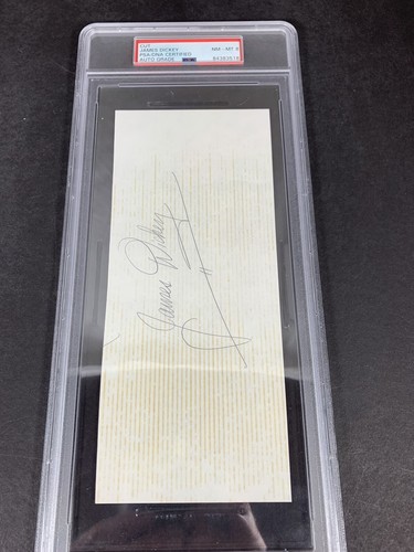 James Dickey, Novelist, "Deliverance" Autograph Signed, PSA GRADE 8 NM-MT - Bild 3 von 4