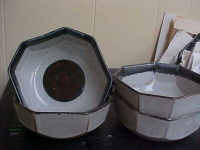 Marshall Studios Martz Pottery MCM 5 1/4'' Octagonal Bowls (Set Of 4)