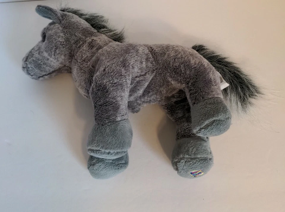 3 Webkinz Farm Animals Lot Lil'Kinz Cow Plush Grey Arabian Googles Duck NO CODES - Image 3 of 4