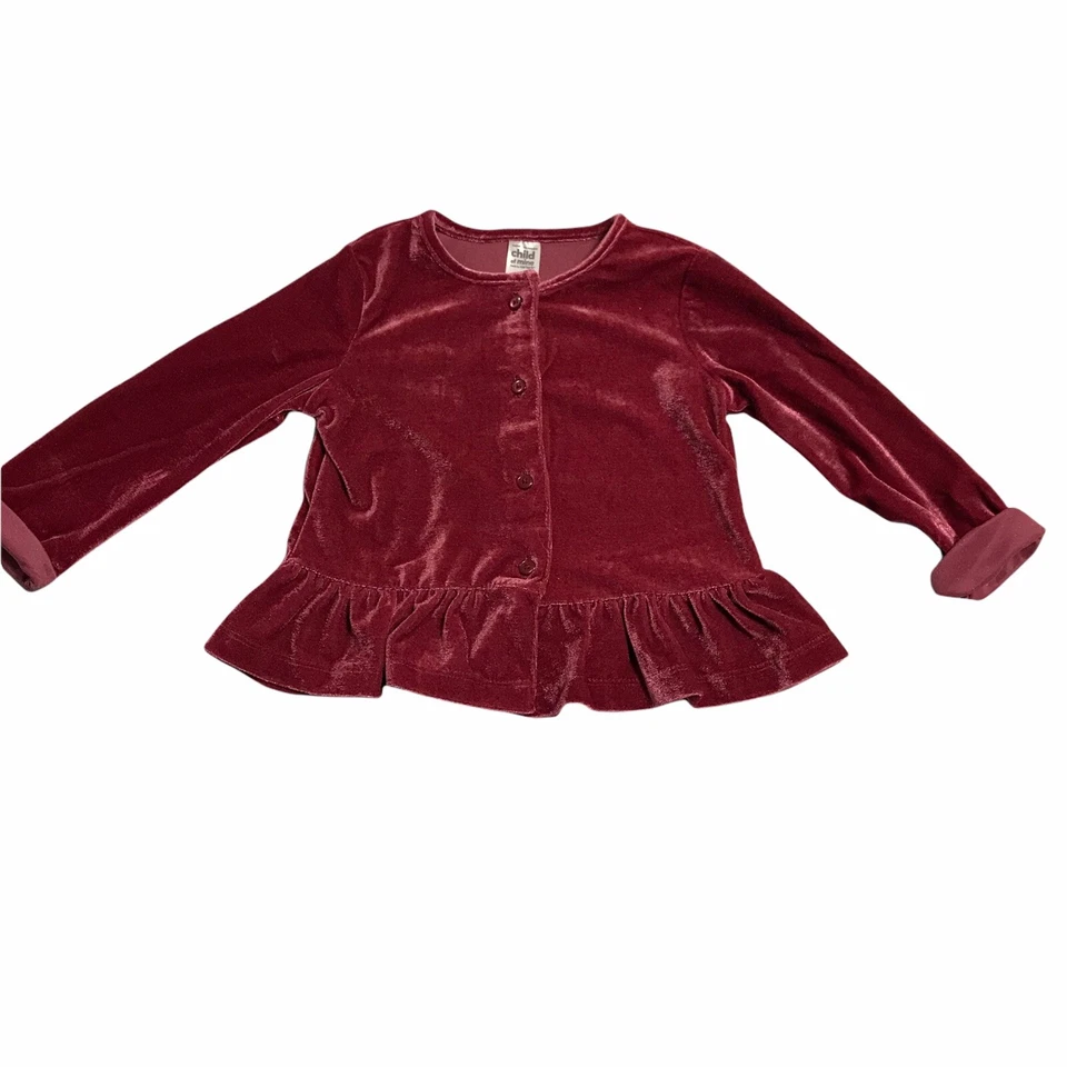 Child of Mine by Carters Baby Girls 3 Pc Outfit Cardigan Bodysuits Leggings 18M - Image 2 of 4