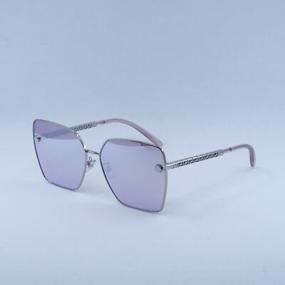 Versace VE2270D 10007V Square Sunglasses – Silver/Pink Mirror White Versace VE2270D Asian Fit 10007V Square Silver Sunglasses  main image 4