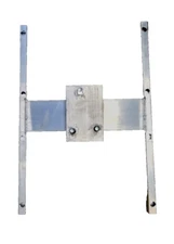 Aluminum Spare Tire Carrier H Frame Mount 16" Stud Spacing 5 Lug Wheel Trailer