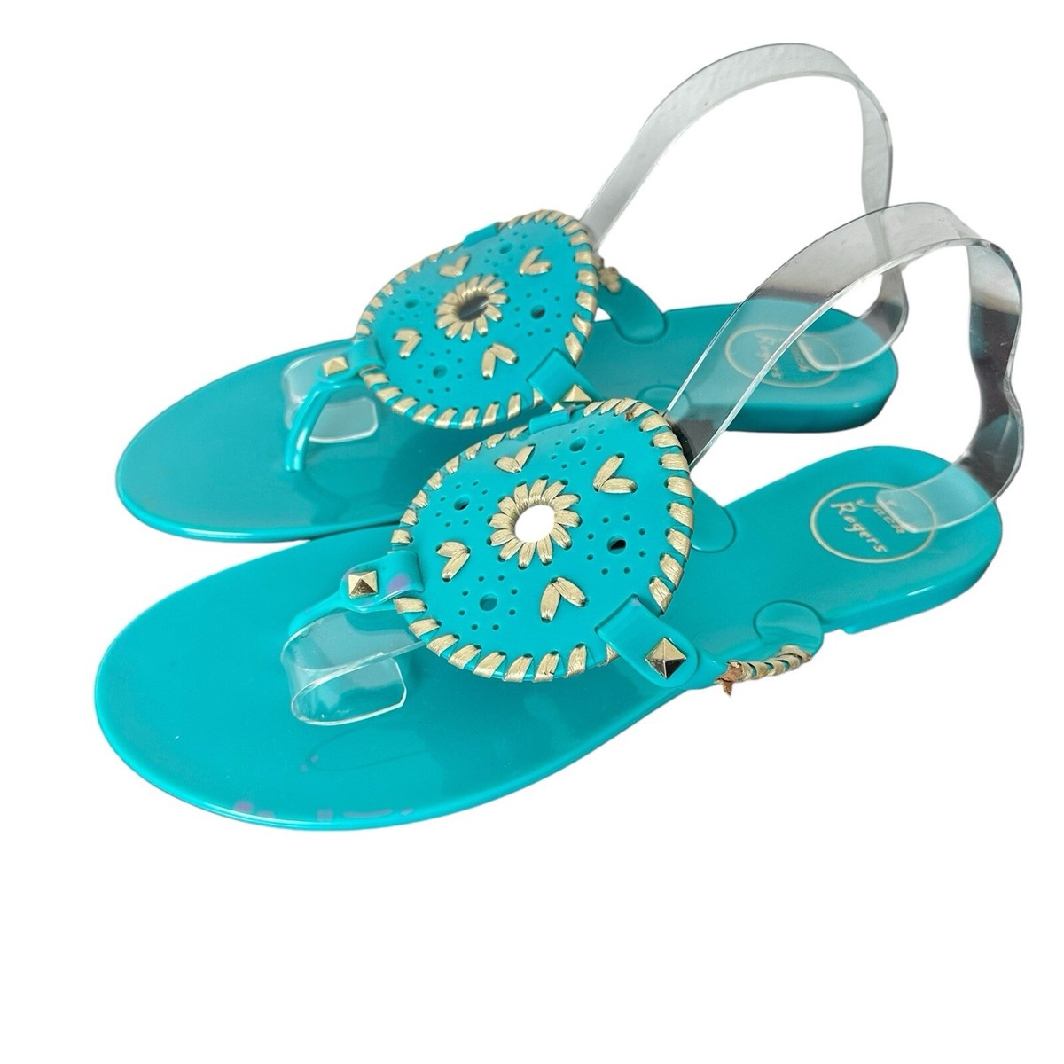 Jack Rogers Turquoise Blue Sandals Jack Rogers Collins Sandal