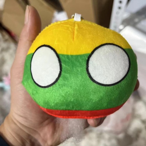 70 Styles 10Cm Country Ball Plush Toys Polandball Pendant Country Balls Republic - Picture 58 of 76