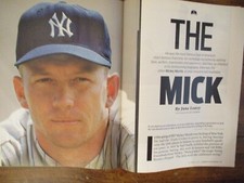 2010 SPORTS ILLUSTRATED Mag(MICKEY MANTLE/SHARON ZAVALA/AARON WILLIAMS/MAR RICHT