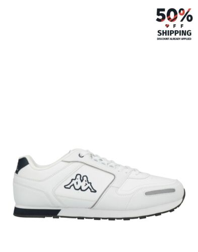 KAPPA Sneakers US9 UK8 EU42 White Logo Flat - Picture 1 of 6