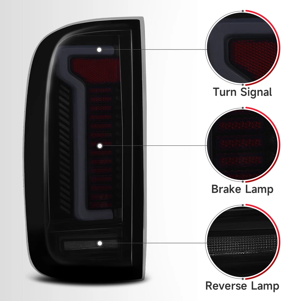 Tail Lights LED Brake Turn Signal Lamps For 2015-2022 Chevy Colorado GMC Canyon Foto 4 de 4