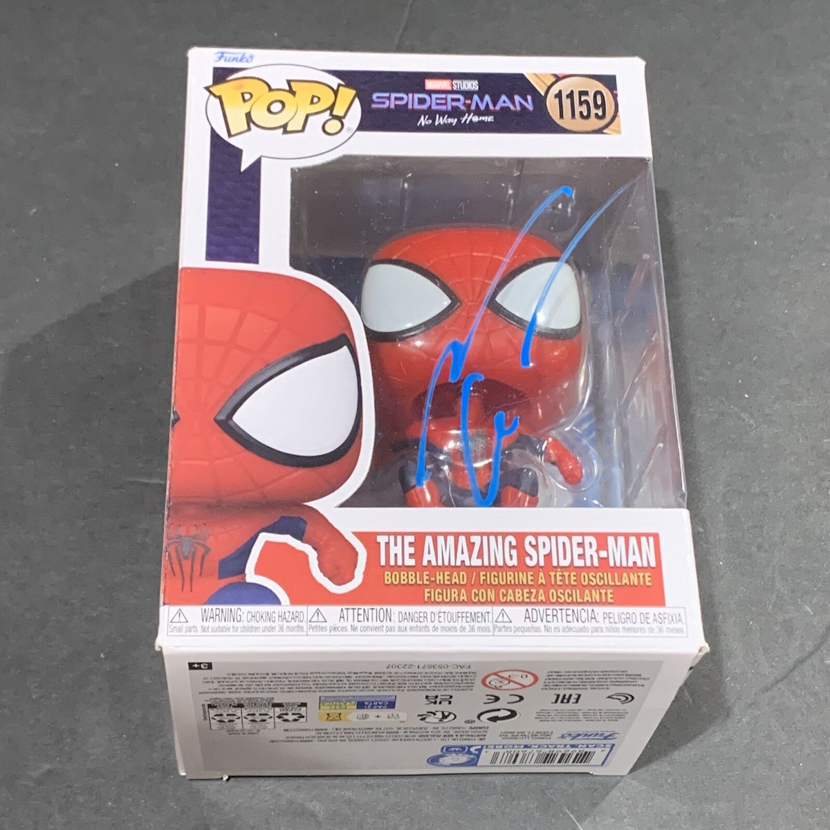 公*o様 FUNKO スパイダーマン 直筆　サイン アンドリュー ガーフィールド Andrew Garfield Signed Amazing Spider-Man No Way Home Funko Pop