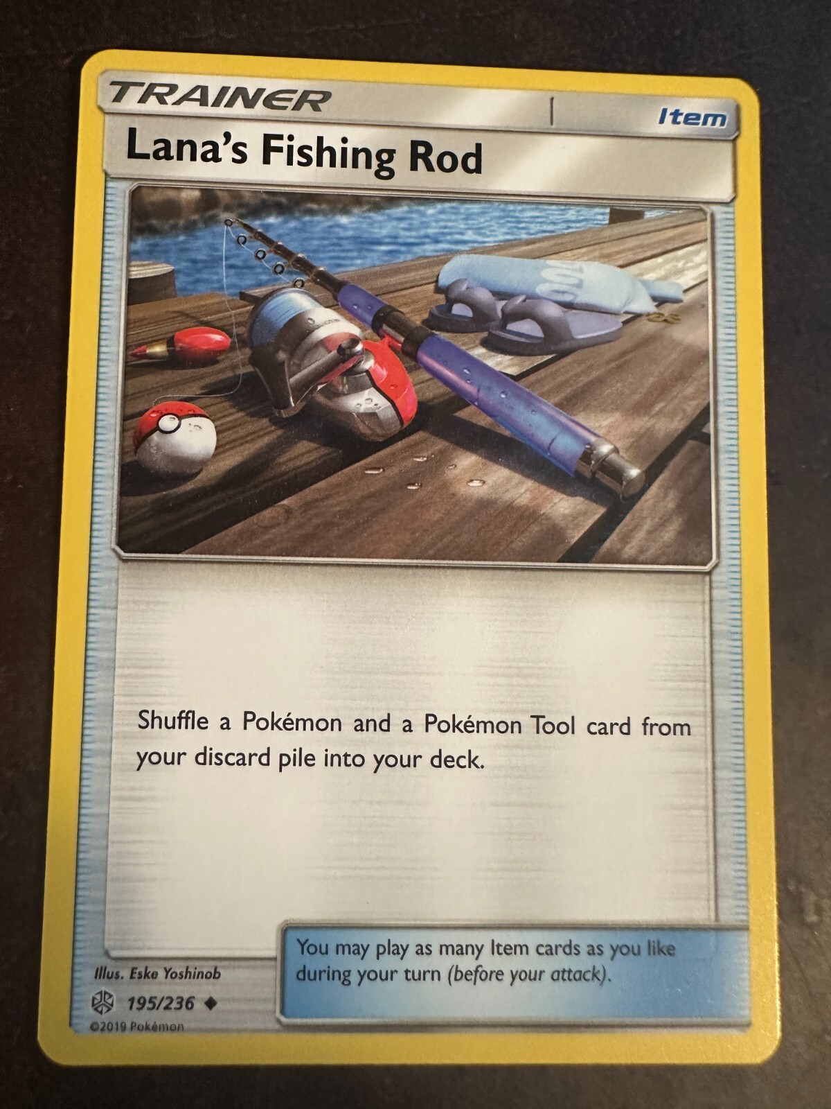 Lana's Fishing Rod 195/236 Sm-Cosmic Eclipse Regular for sale online | eBay
