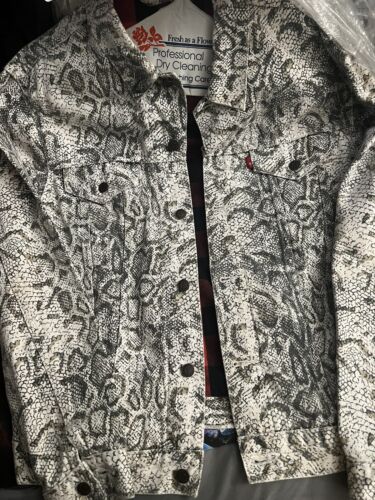 Supreme Levis Snakeskin Trucker jacket large | eBay